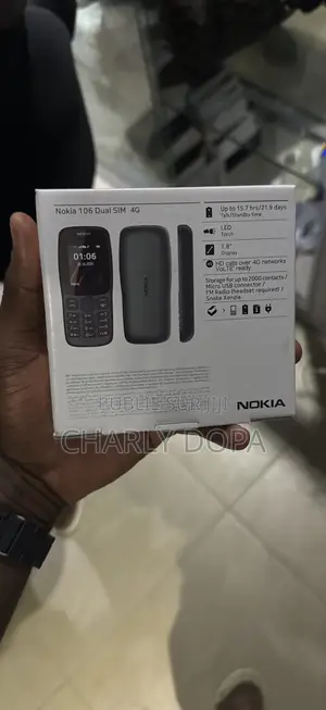 New Nokia 106 Black
