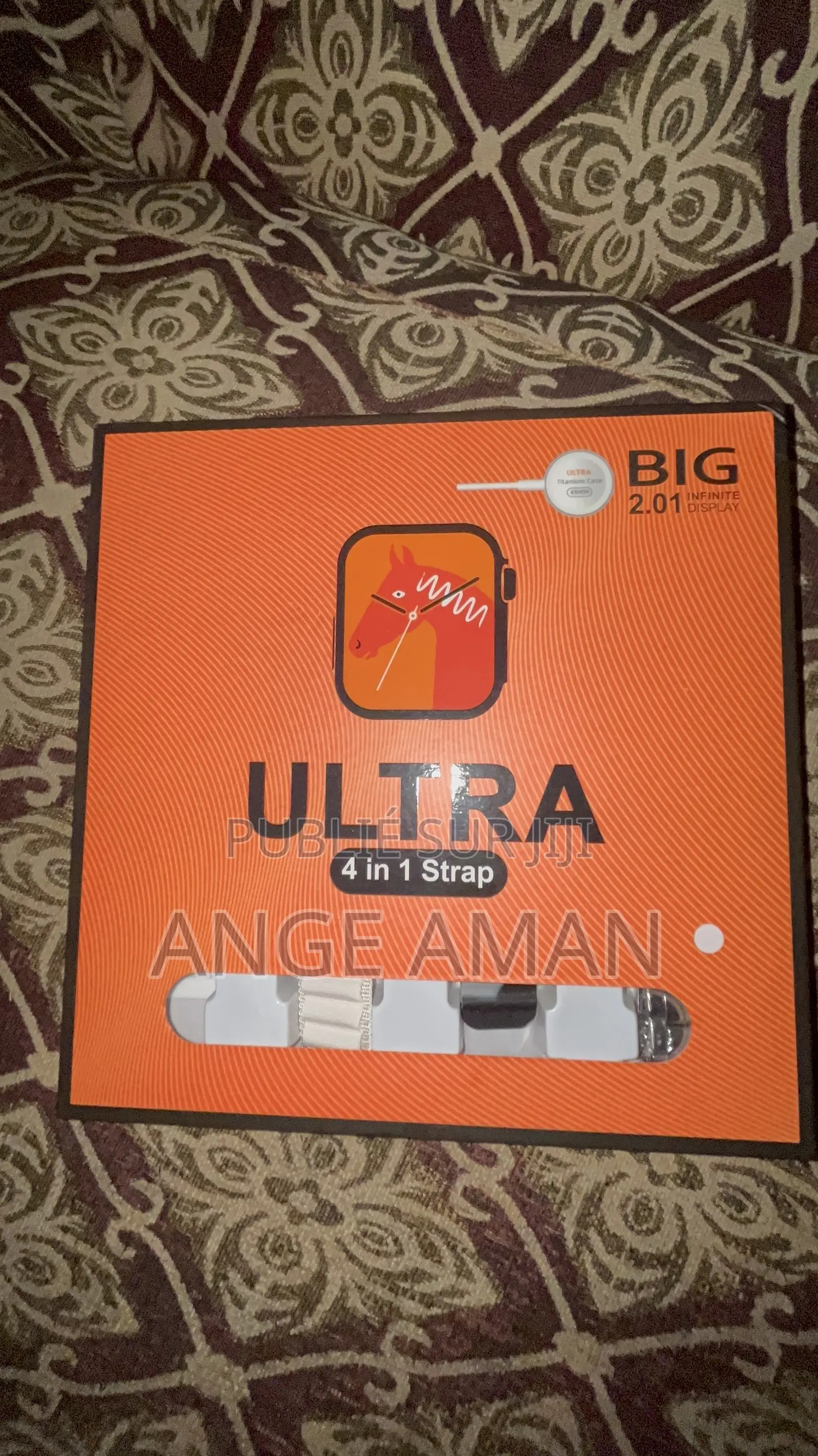 Smart Watch Ultra 2 + 4 Bracelets De Rechange – Montre Connectée