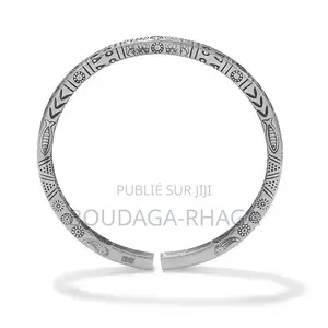 Photo - Bracelet Bohème Vintage 95% D’Argent Et 25% De Cuivre Couleur Argent