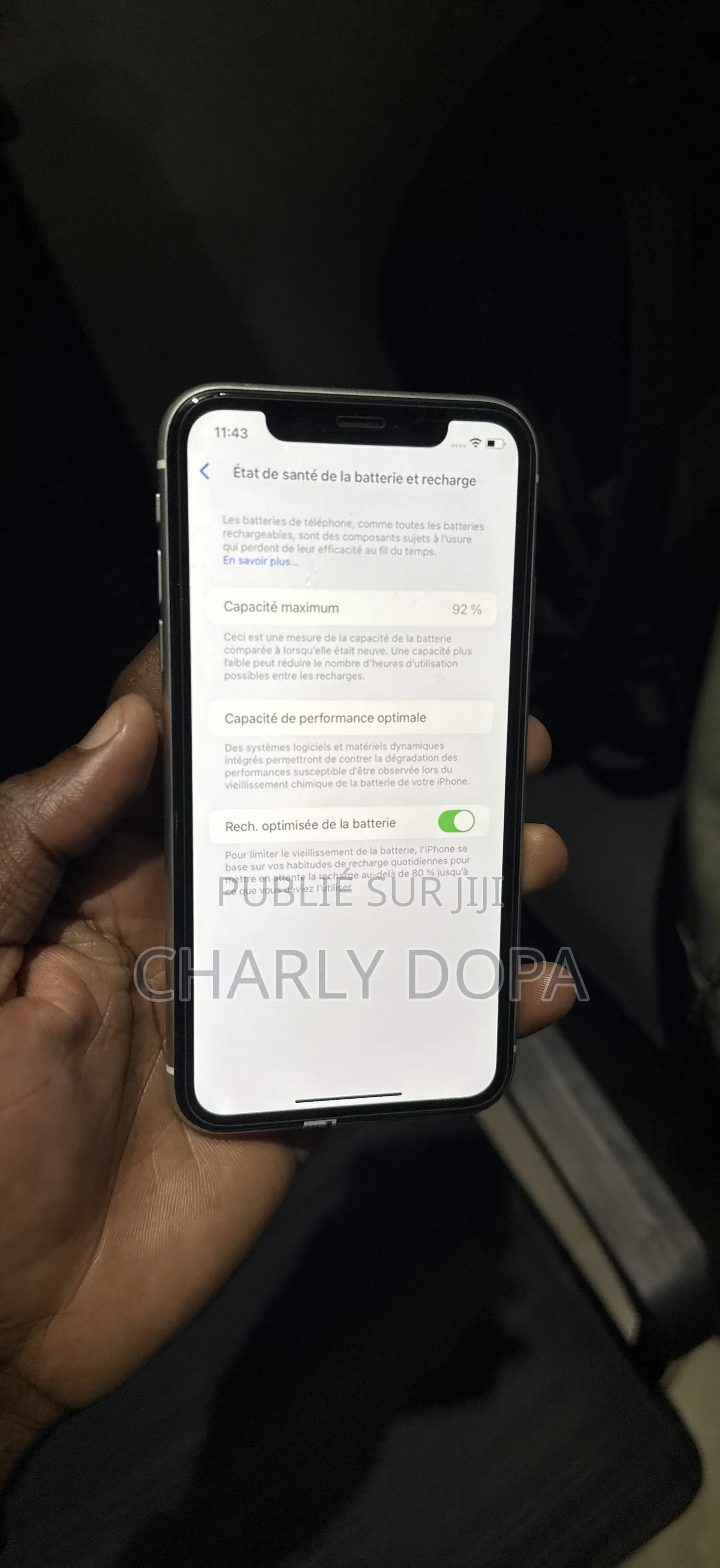 Apple iPhone 11 64 GB Blanc