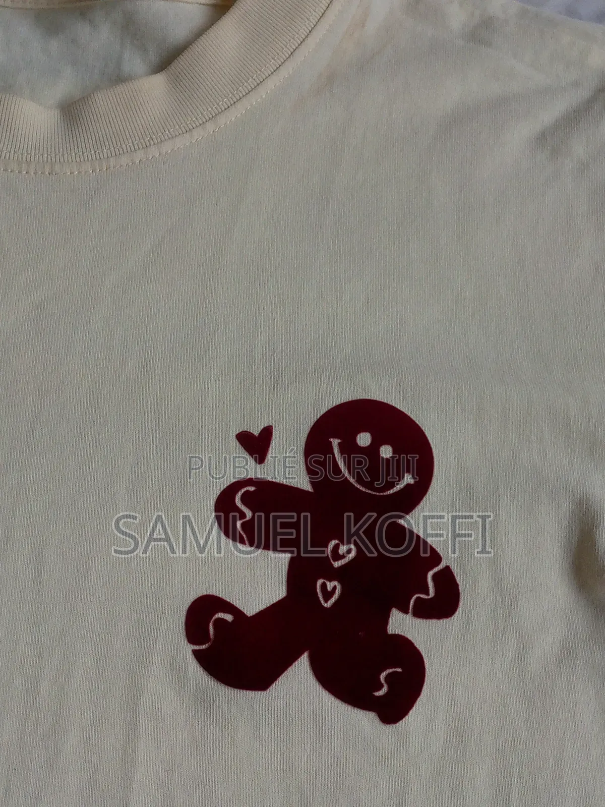 T-Shirt Jaune Poussin en Coton