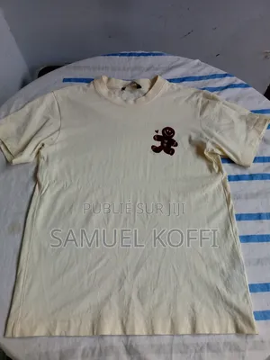 T-Shirt Jaune Poussin en Coton