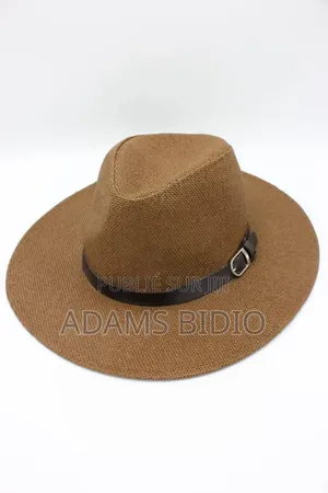Photo - Chapeau Panama Classique Avec Boucle en Cuir