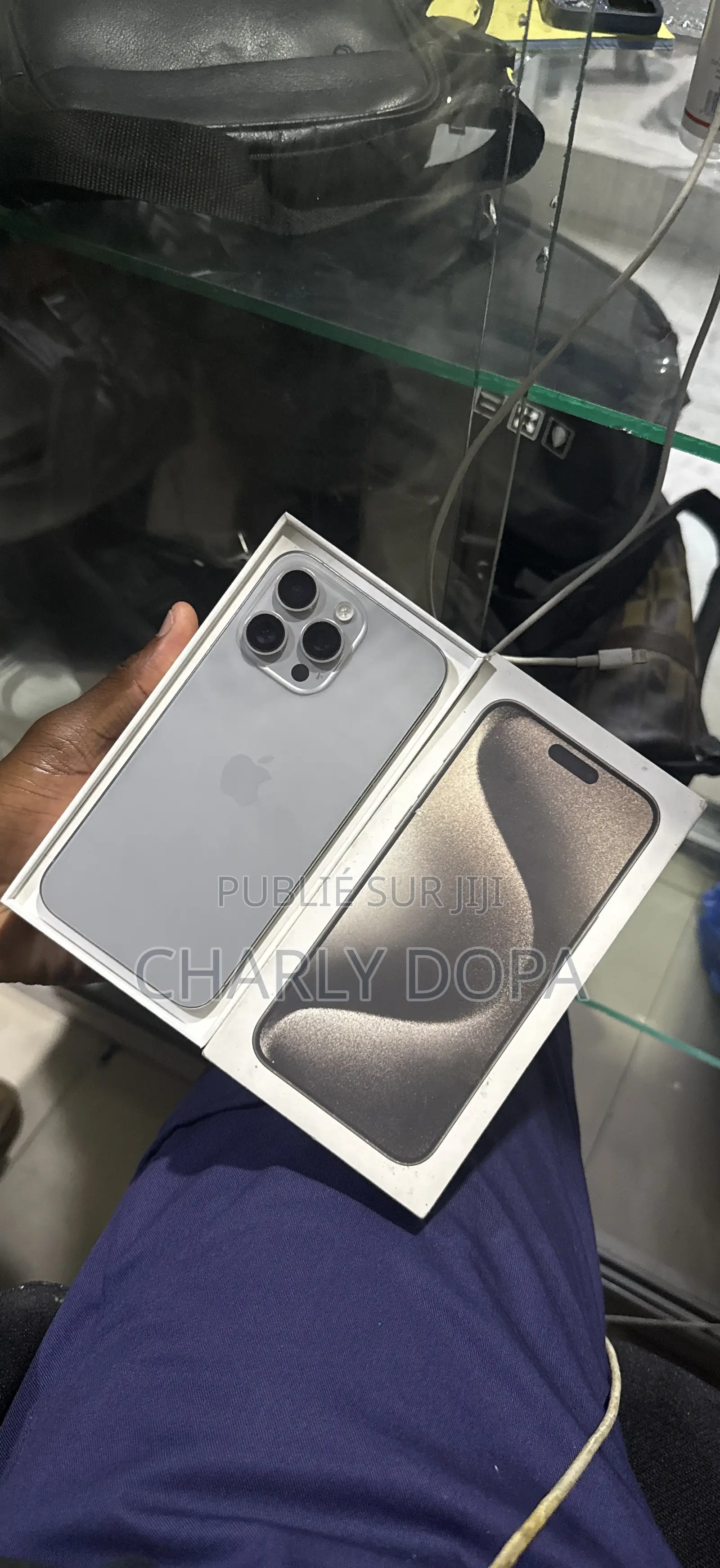 Apple iPhone 15 Pro Max 256 GB Argenté