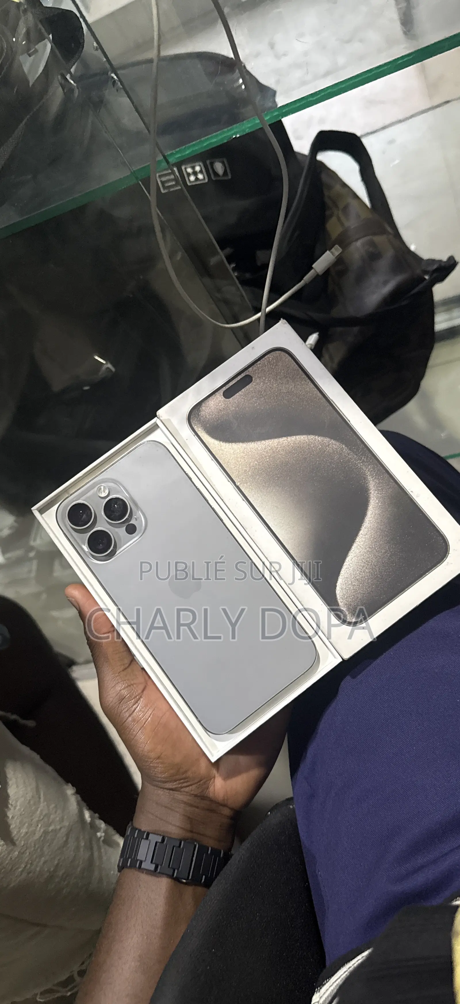 Apple iPhone 15 Pro Max 256 GB Argenté