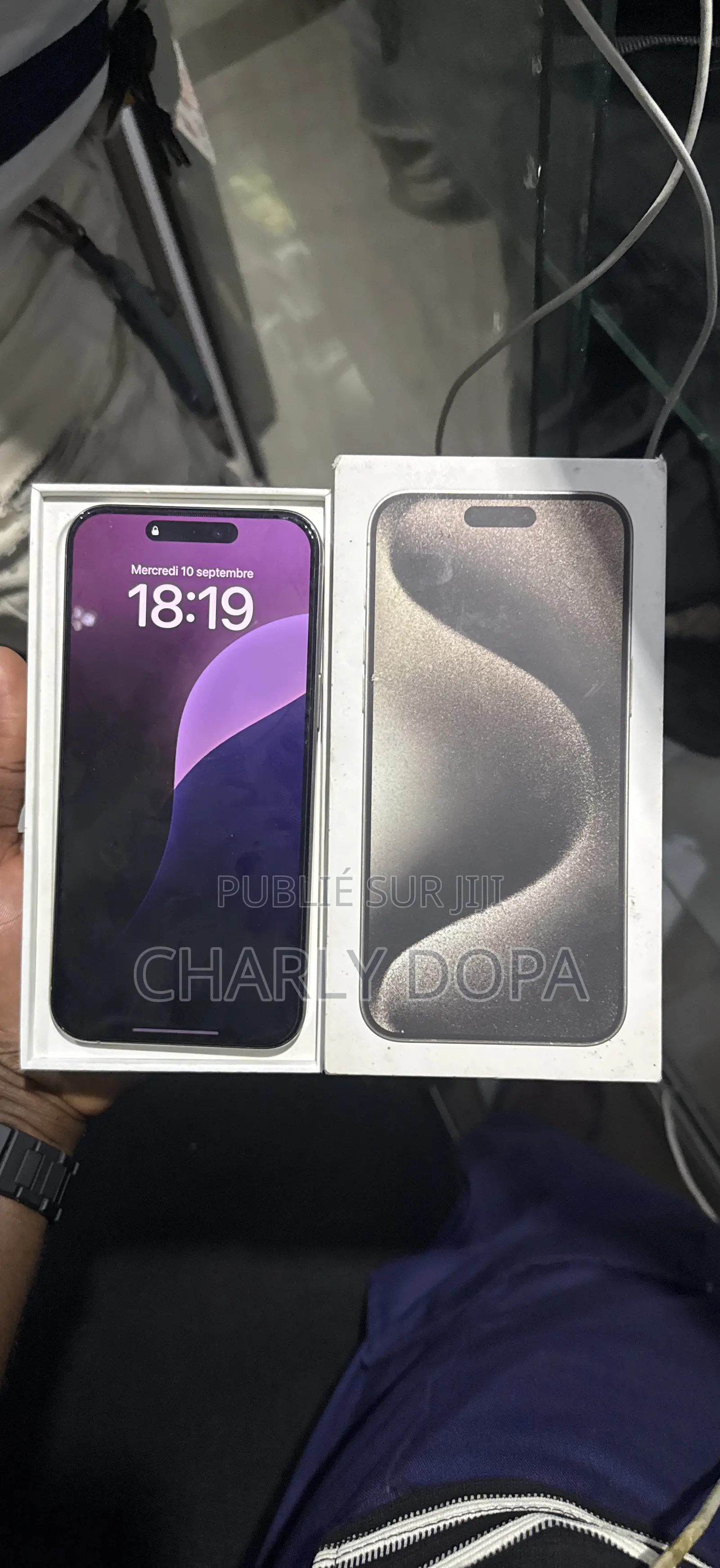 Apple iPhone 15 Pro Max 256 GB Argenté