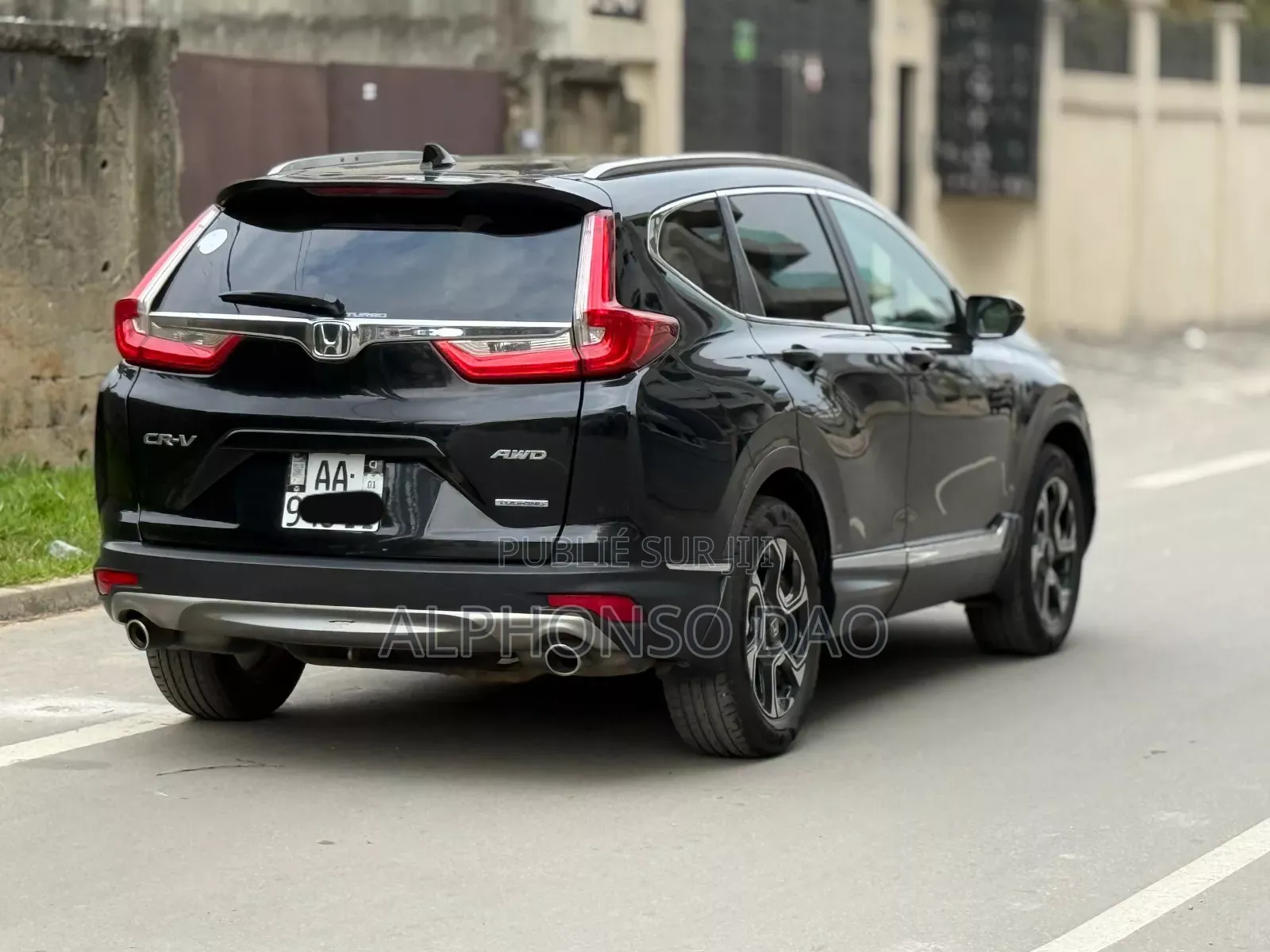 Honda CR-V EX AWD 2018 Black