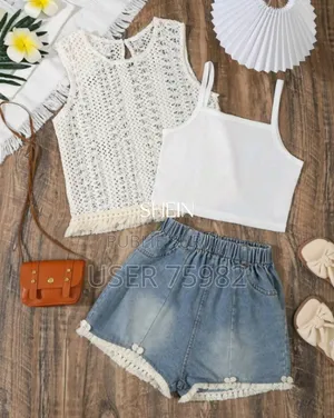 Photo - Ensemble Glamour en Coton Pour Fillette De 4-5ans