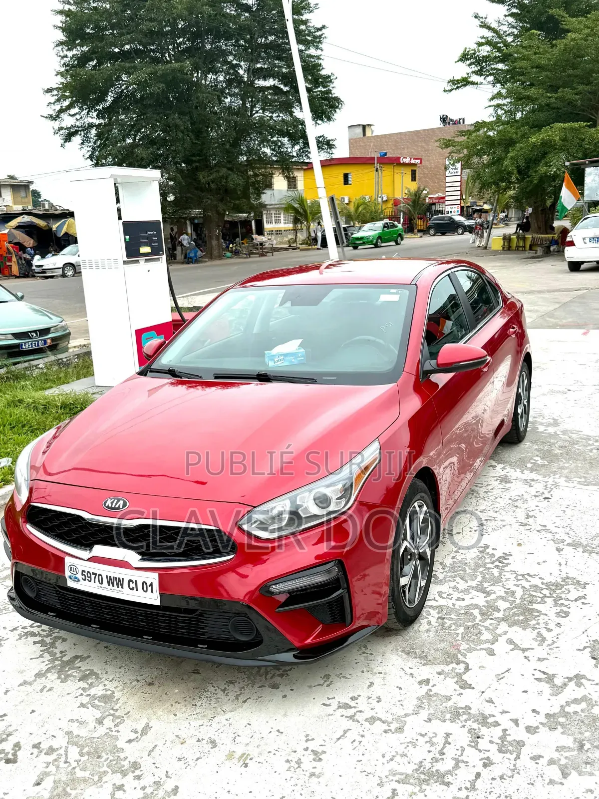 Kia Forte EX 2021 Rouge