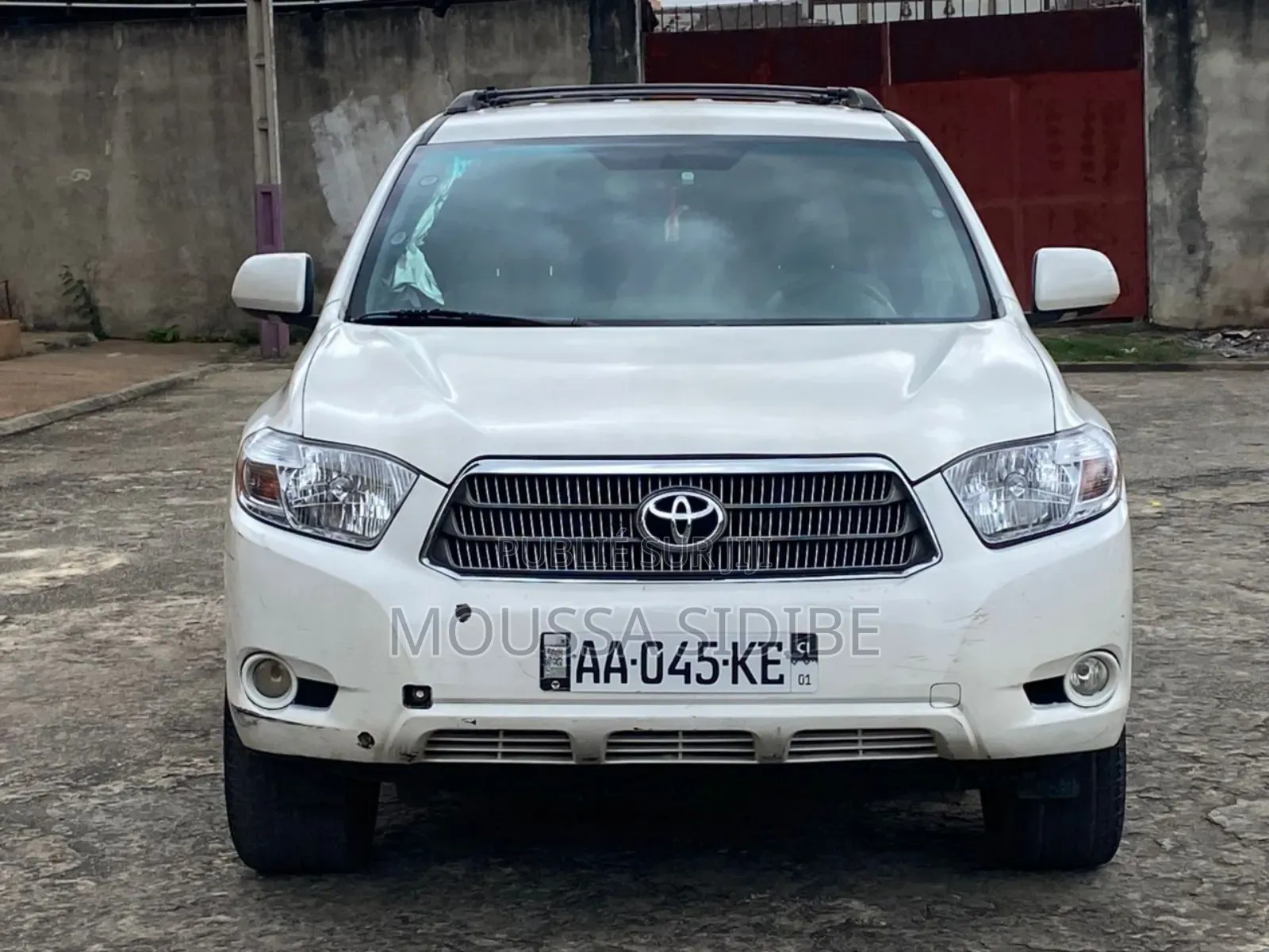 Toyota Highlander Hybrid 2008 Blanc