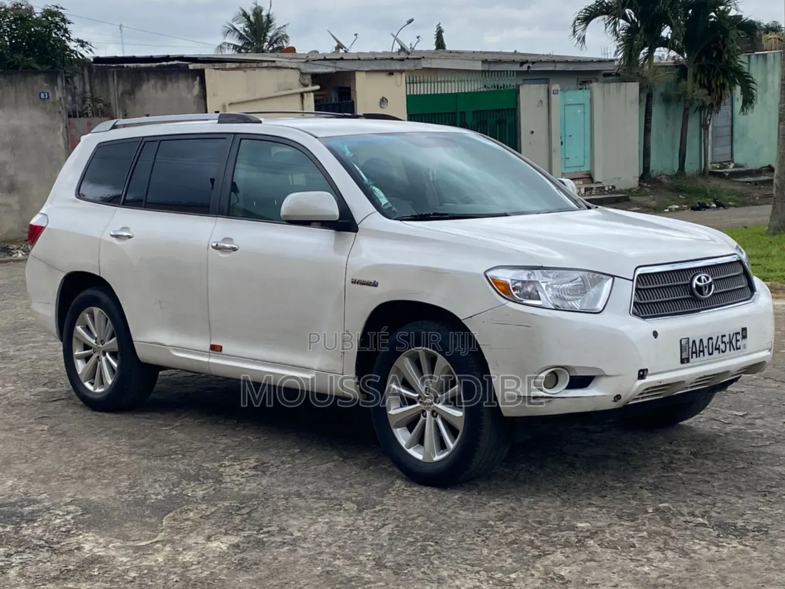 Toyota Highlander Hybrid 2008 Blanc