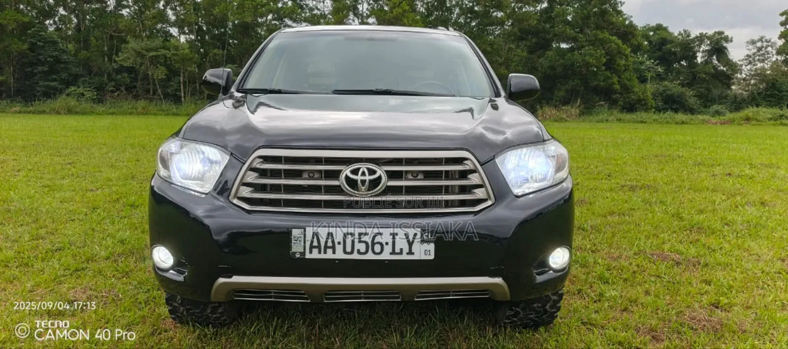 Toyota Highlander Limited 4x4 2008 Noir Mat