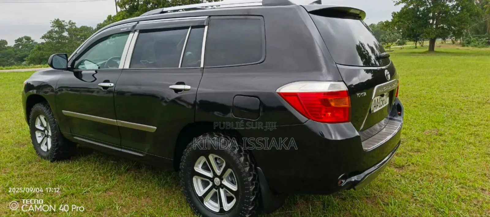 Toyota Highlander Limited 4x4 2008 Noir Mat