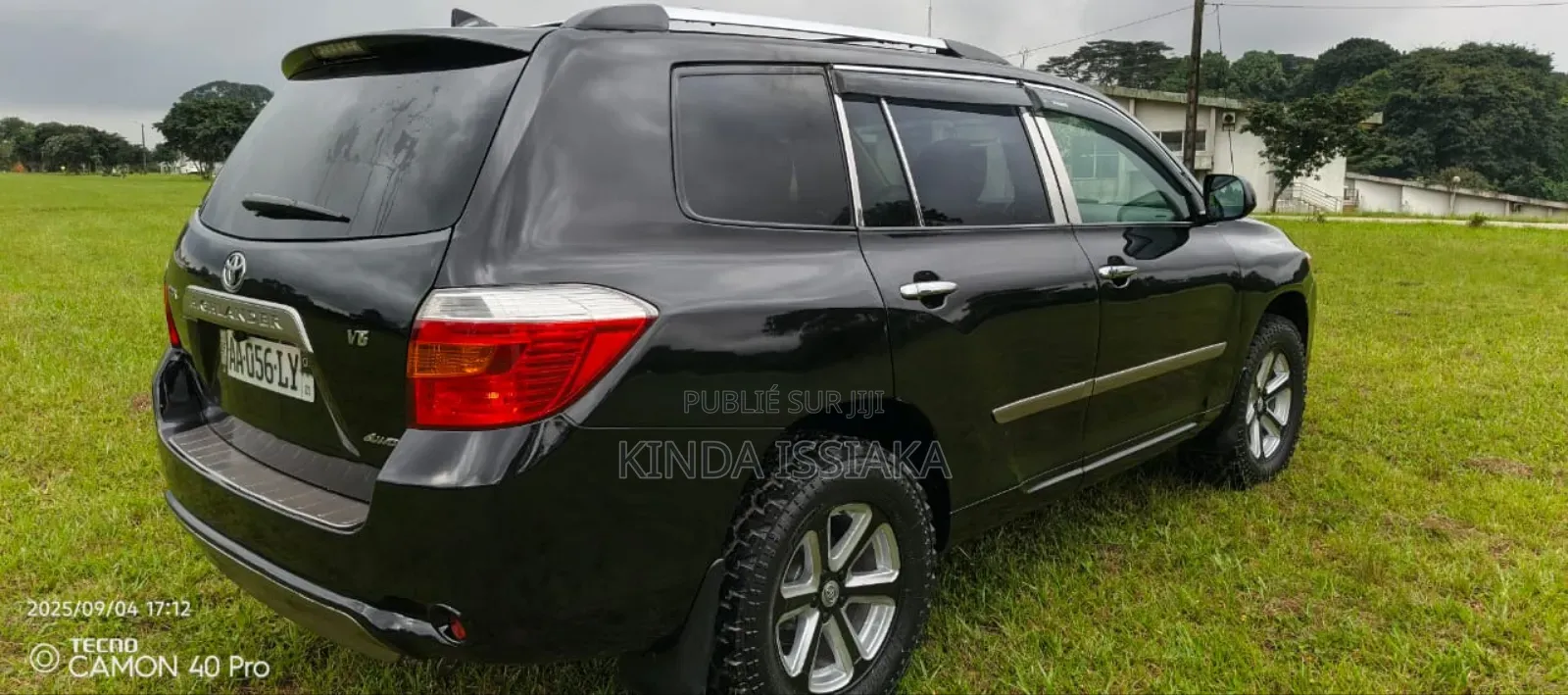 Toyota Highlander Limited 4x4 2008 Noir Mat