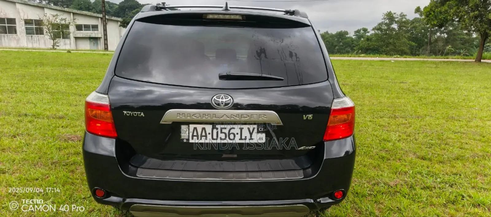 Toyota Highlander Limited 4x4 2008 Noir Mat