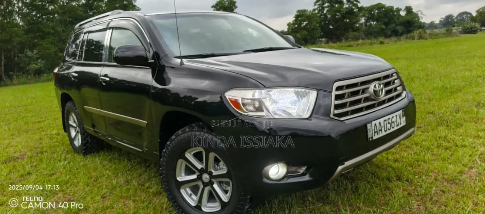 Toyota Highlander Limited 4x4 2008 Noir Mat