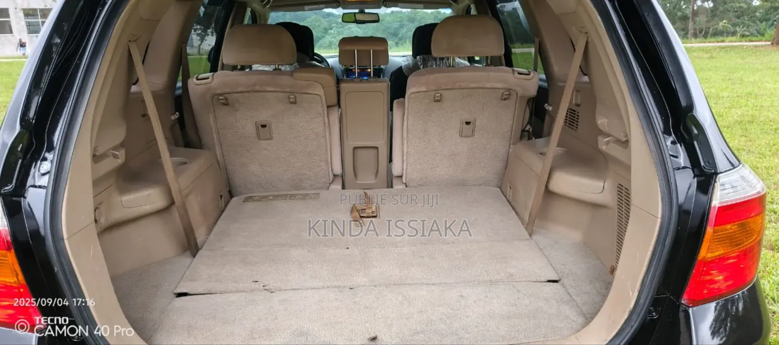 Toyota Highlander Limited 4x4 2008 Noir Mat