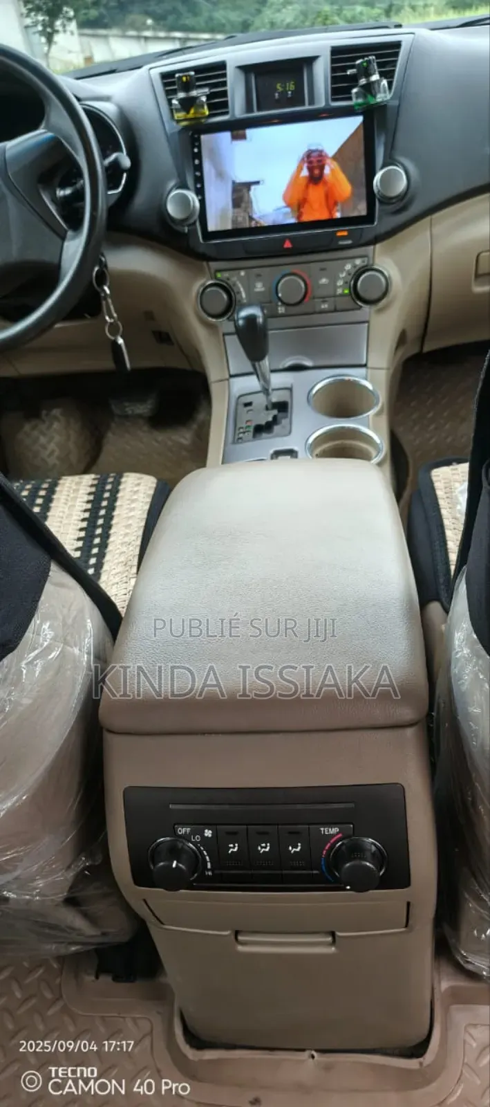 Toyota Highlander Limited 4x4 2008 Noir Mat