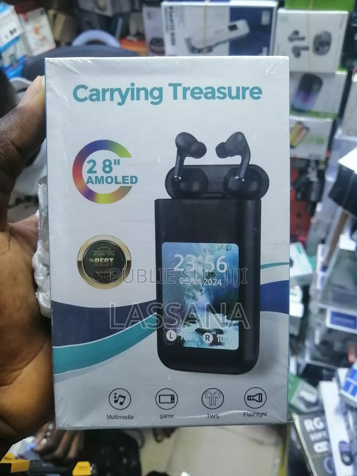 Carrying Treasure Écouteurs Multifonctions 3 en 1