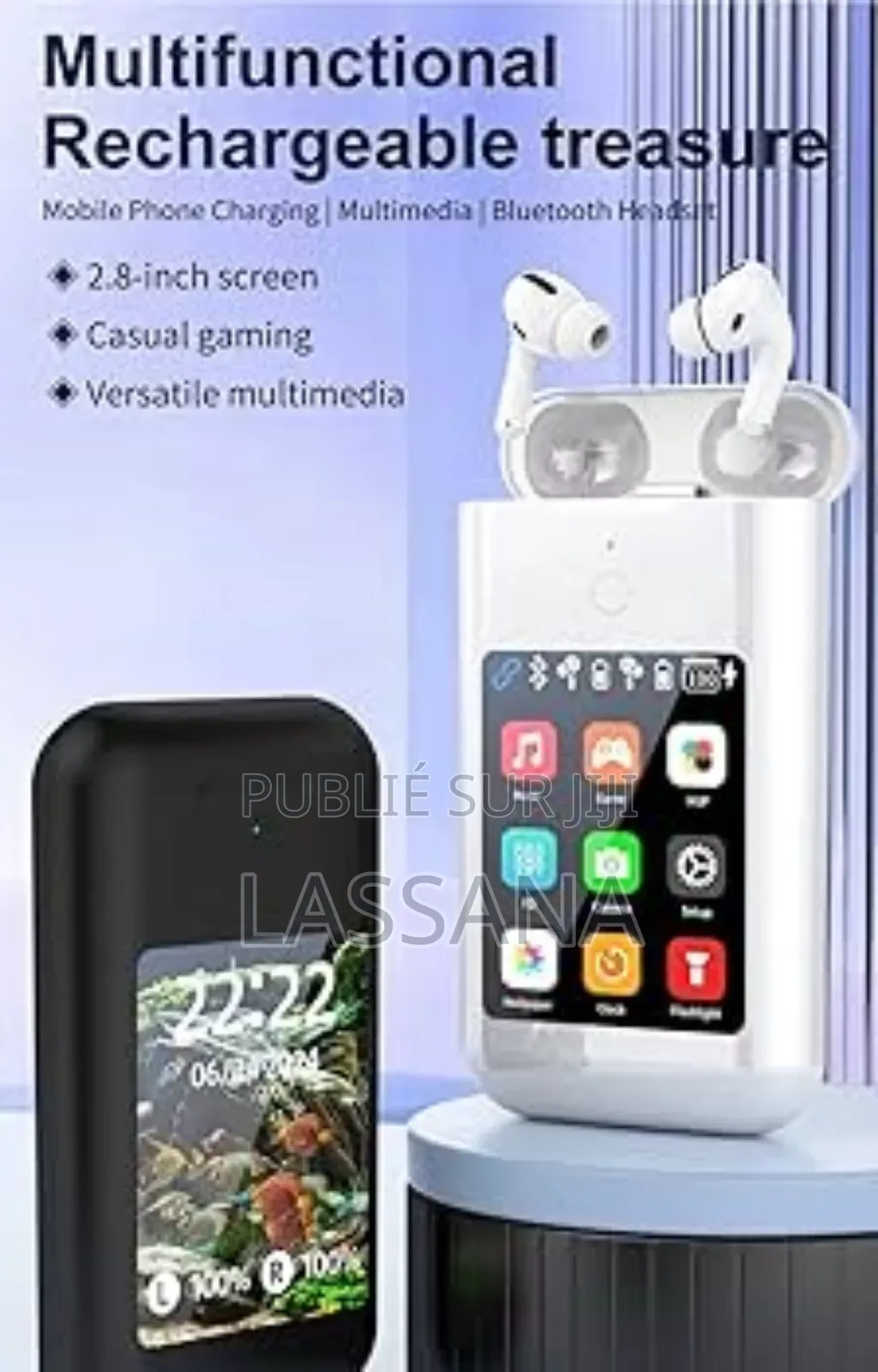 Carrying Treasure Écouteurs Multifonctions 3 en 1