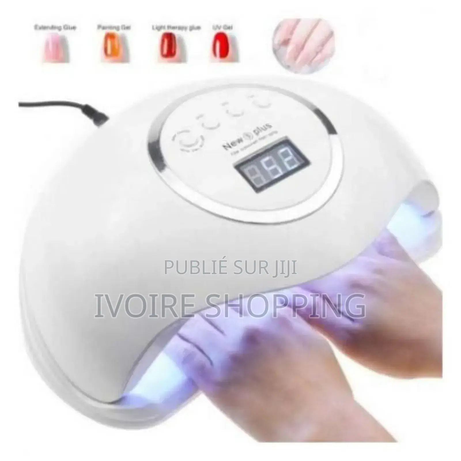 "Machine 2 en 1 Sèche-Vernis Nail Art – Séchage Rapide Et Pratique"