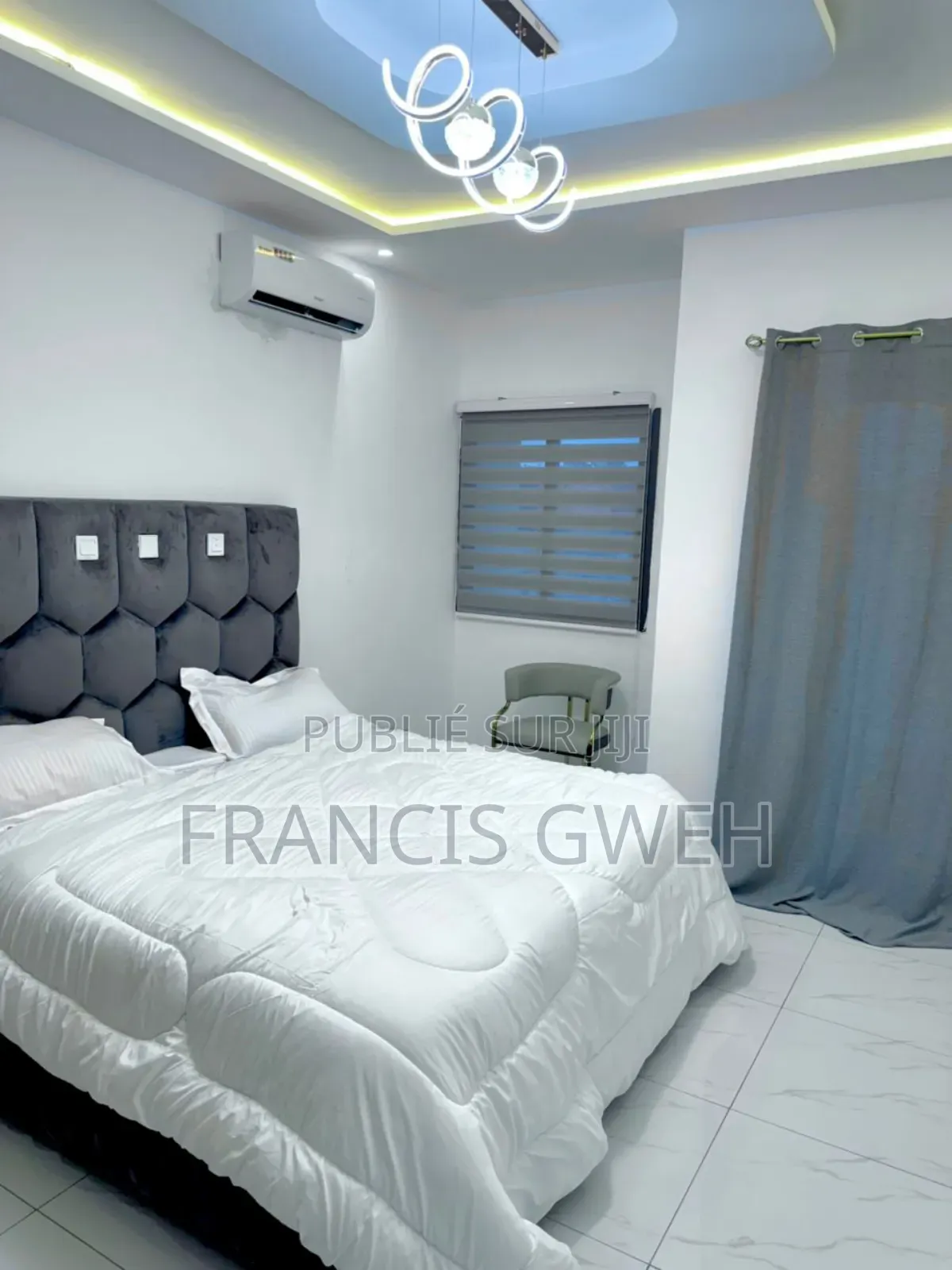 Furnished 2chbre Appartement dans Francis Gweh, Cocody à Louer