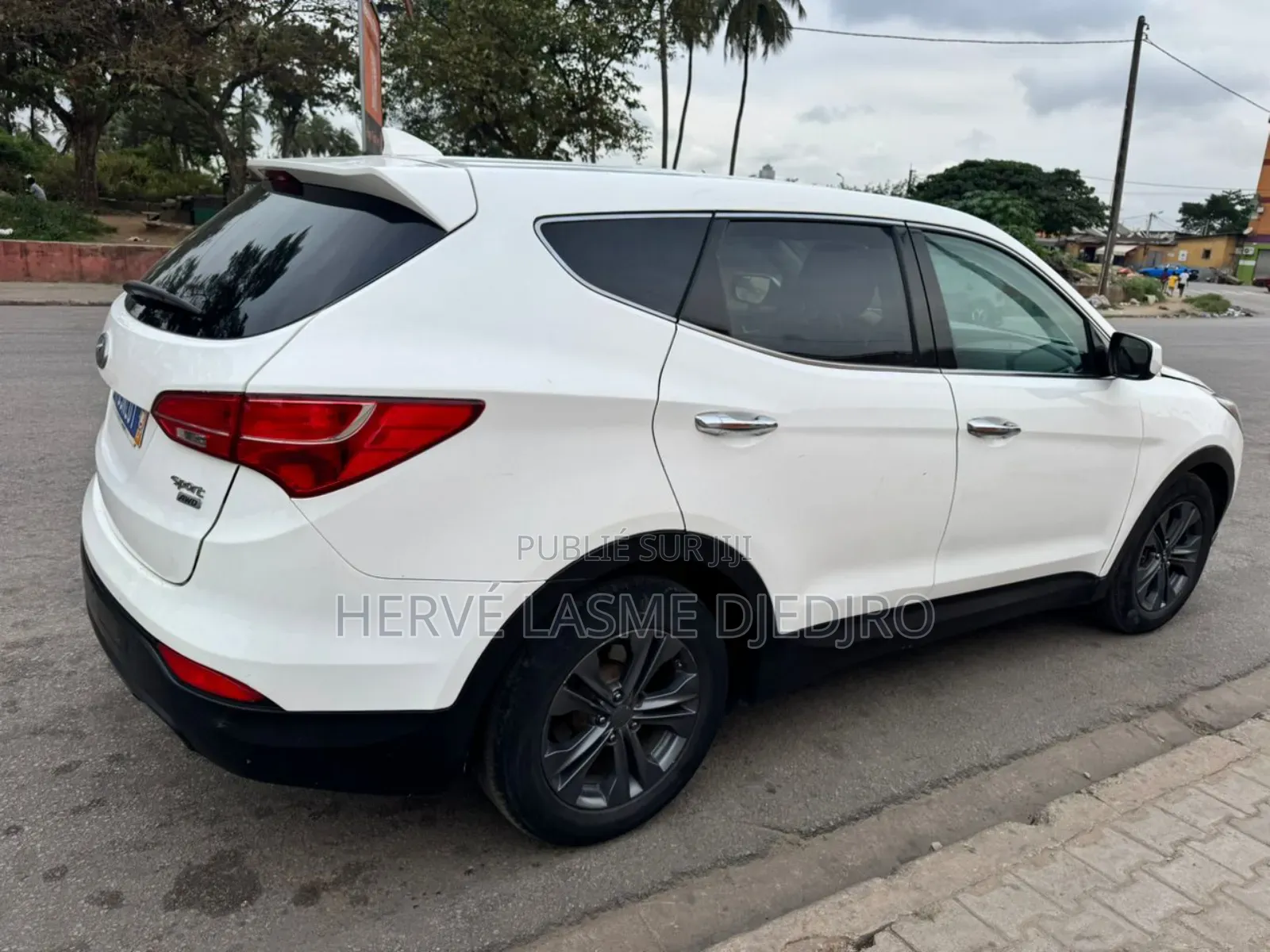 Hyundai Santa Fe SE AWD 2016 Blanc