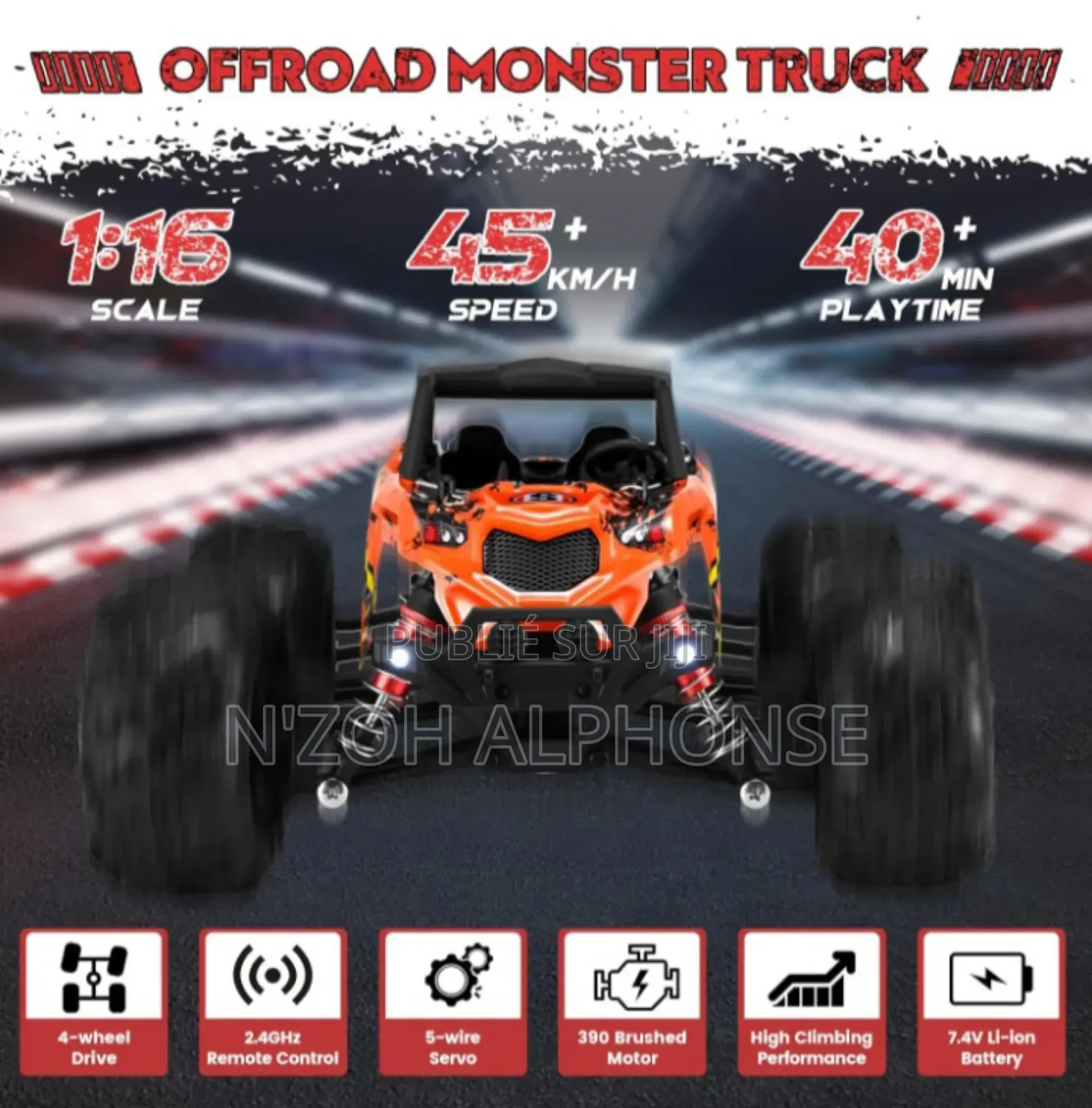 Aomdom Voiture Télécommandée 45 Km/H