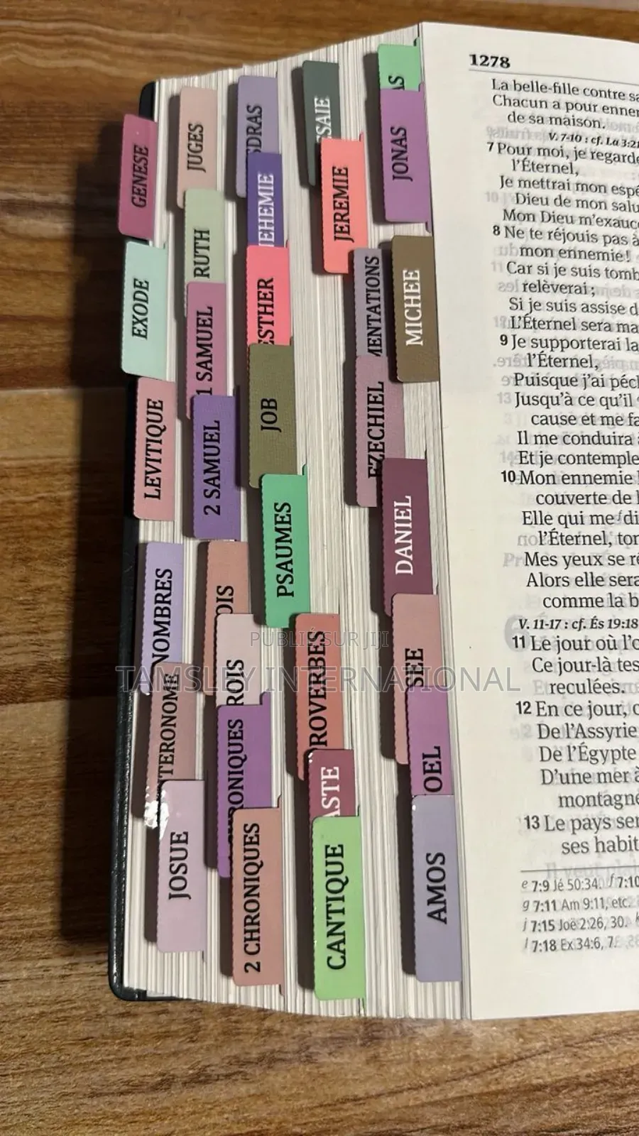 Onglets De La Bible