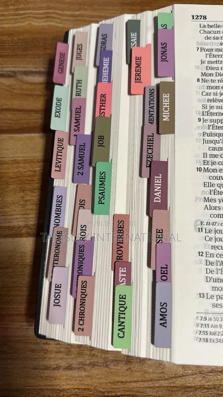 Onglets De La Bible