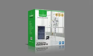 Ventilateur Solaire Rechargeable 16 Pouces