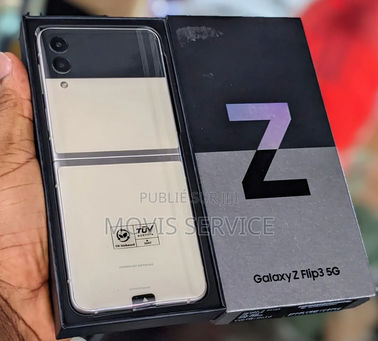 New Samsung Galaxy Z Flip3 5G 256 GB Doré