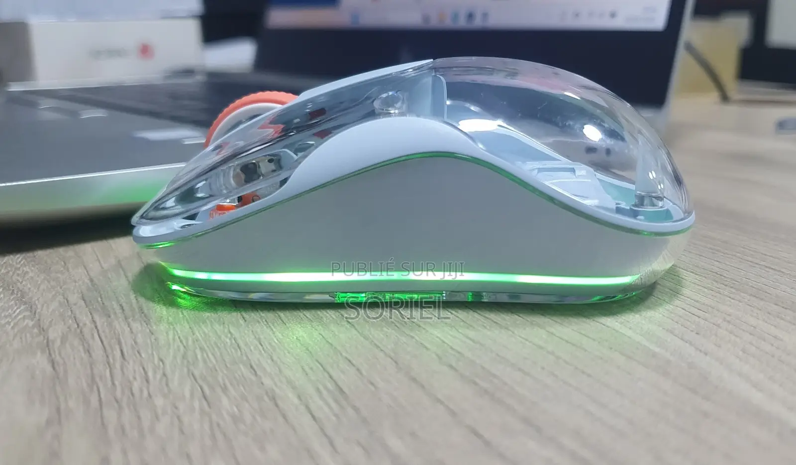 Souris RGB Rechargeable Transparente