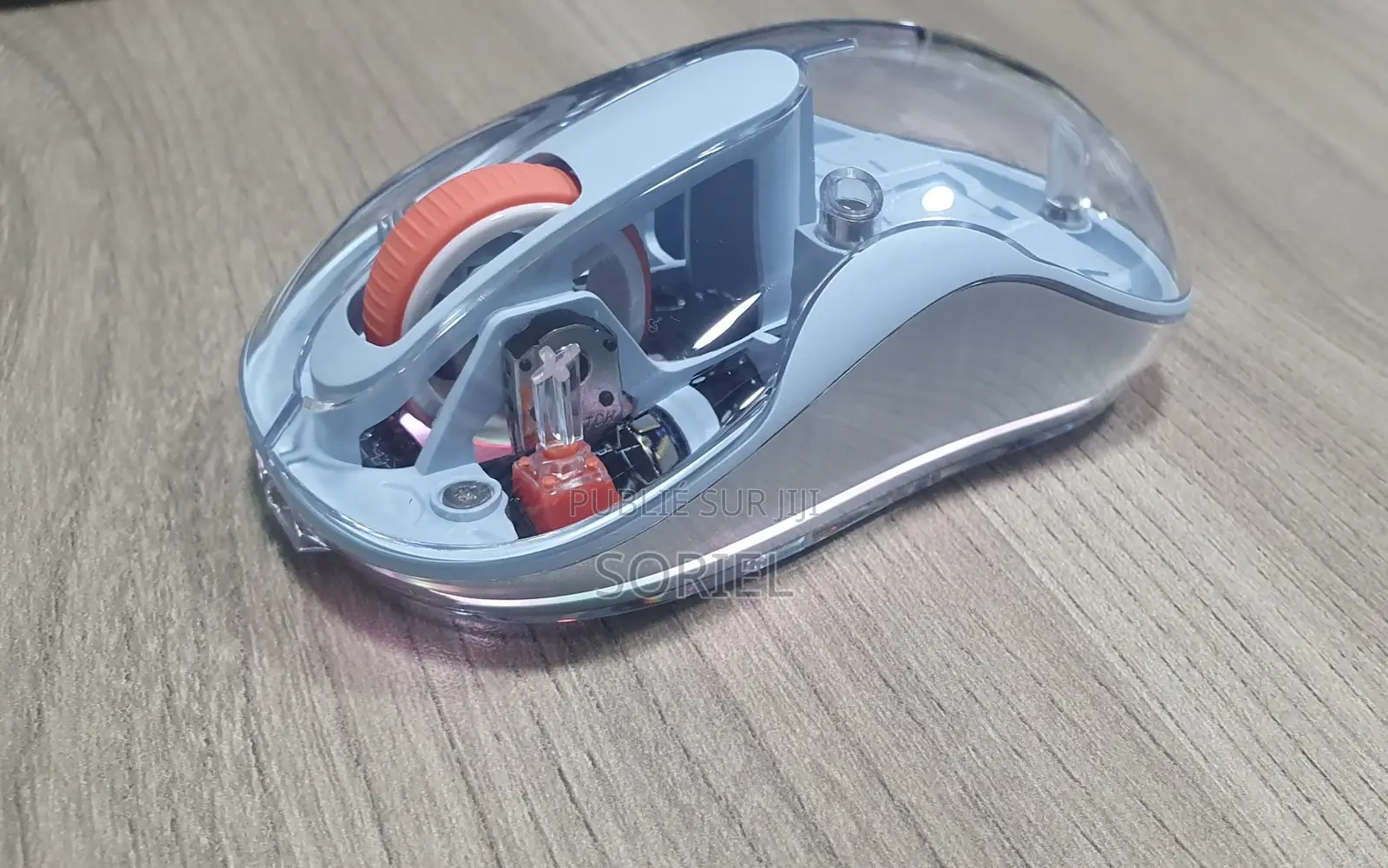 Souris RGB Rechargeable Transparente