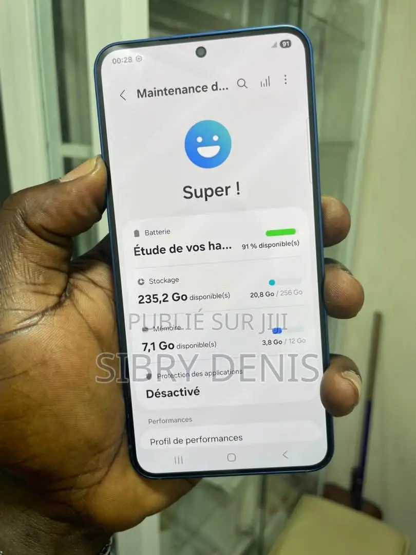 New Samsung Galaxy S25 256 GB Blue