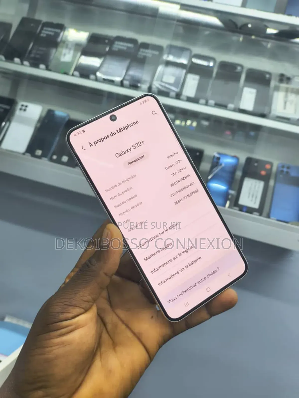 Samsung Galaxy S22+ 5G 256 GB Rose