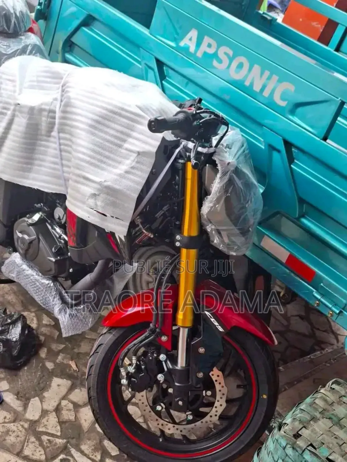 New Haojue DR190S 2023 Rouge