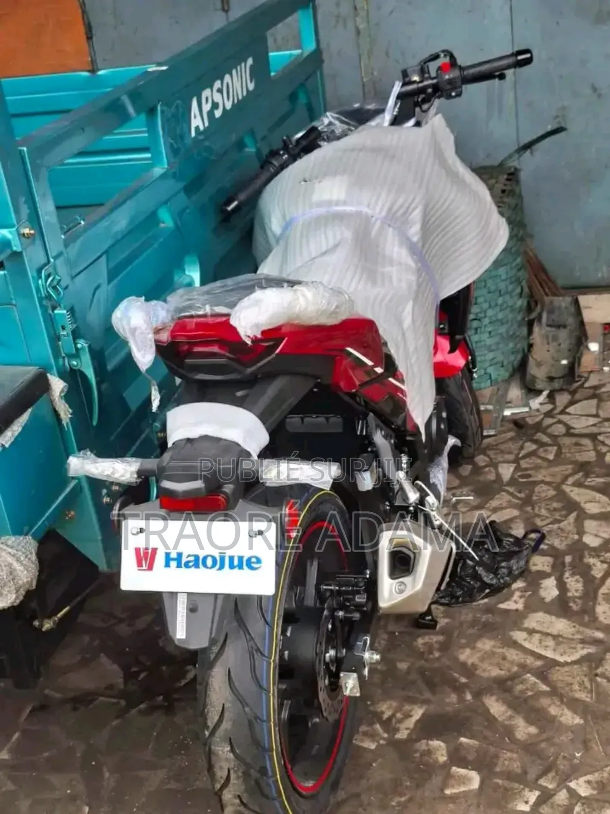 New Haojue DR190S 2023 Rouge