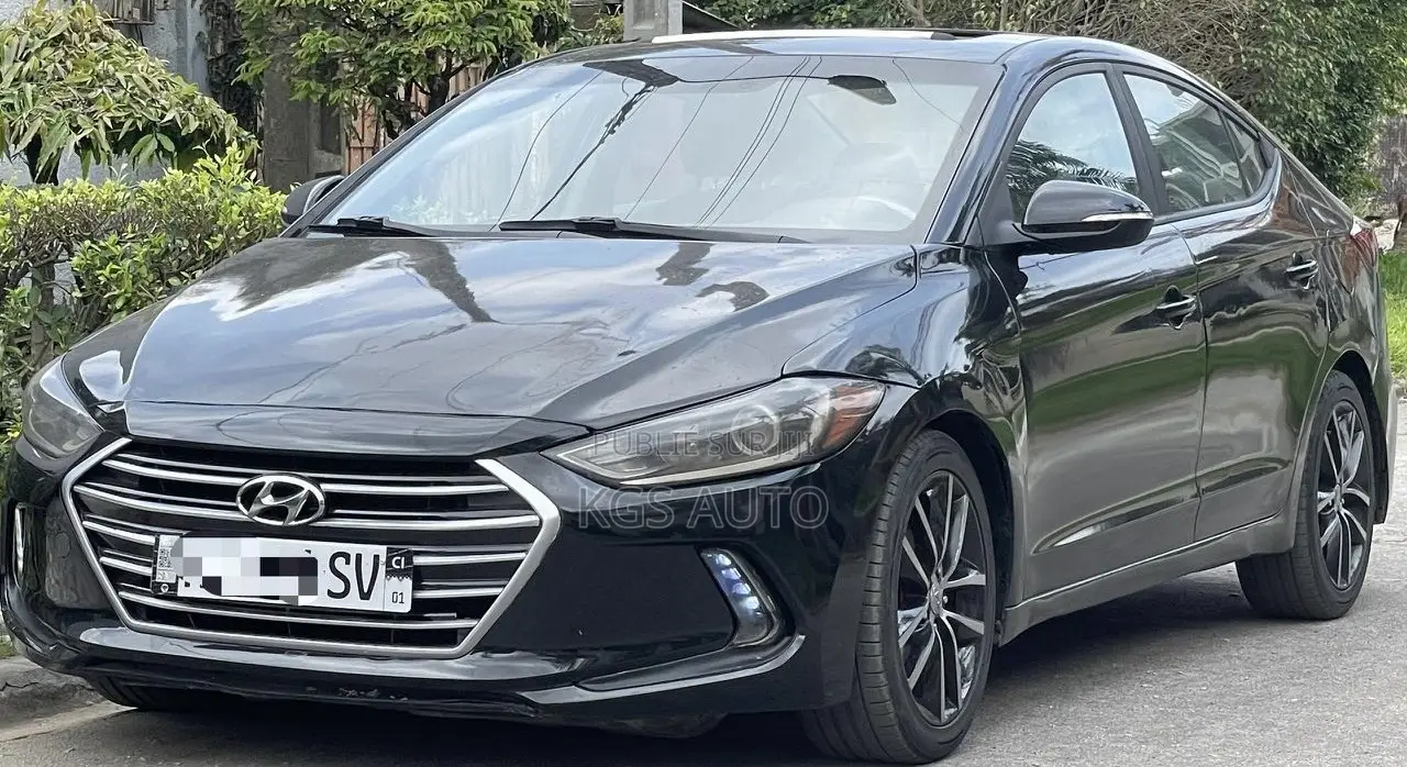 Hyundai Elantra Limited 2018 Noir Mat