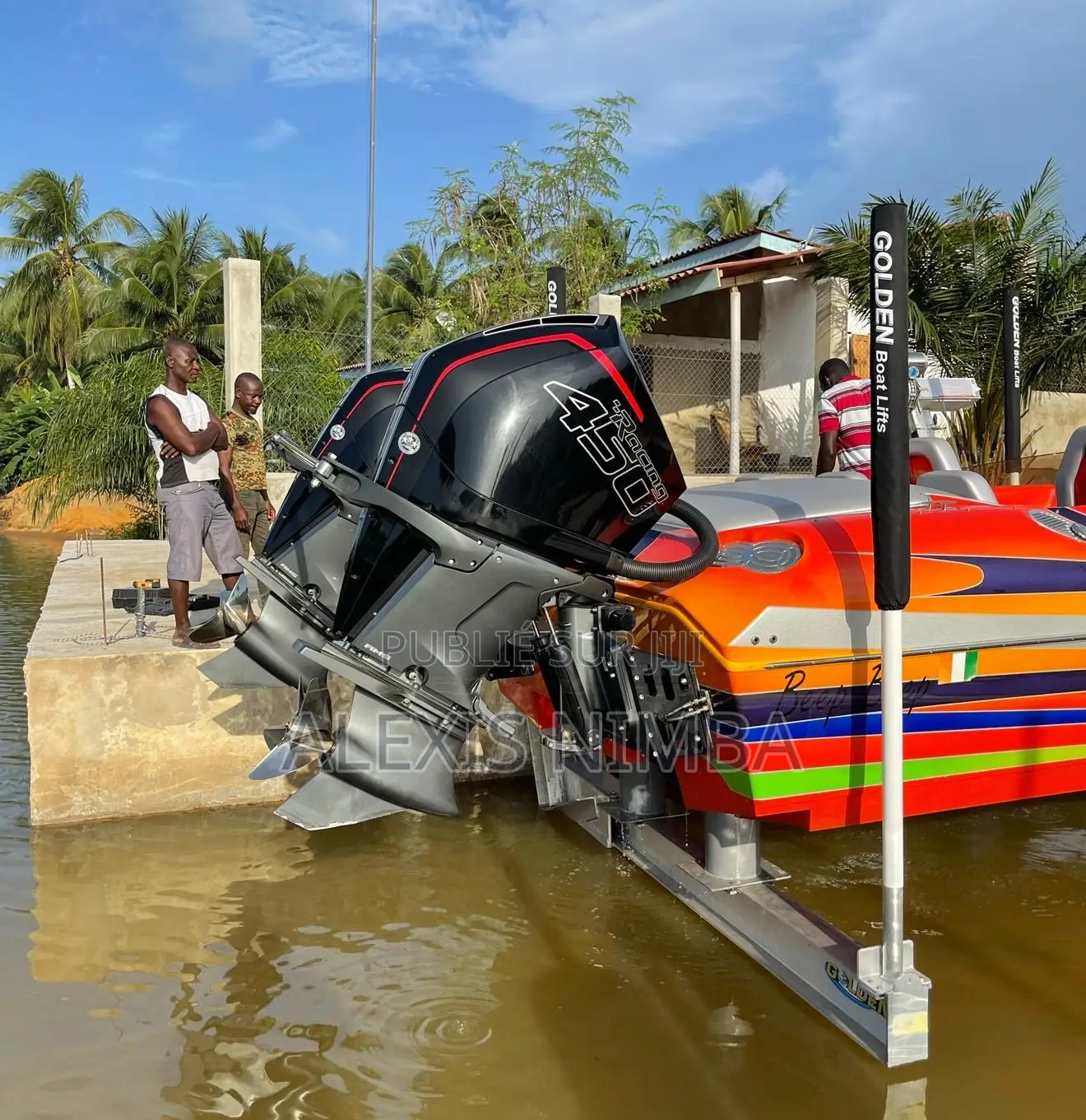 Bateau De Beau 2 Bouche Coque D’Origine 900cv Mercury