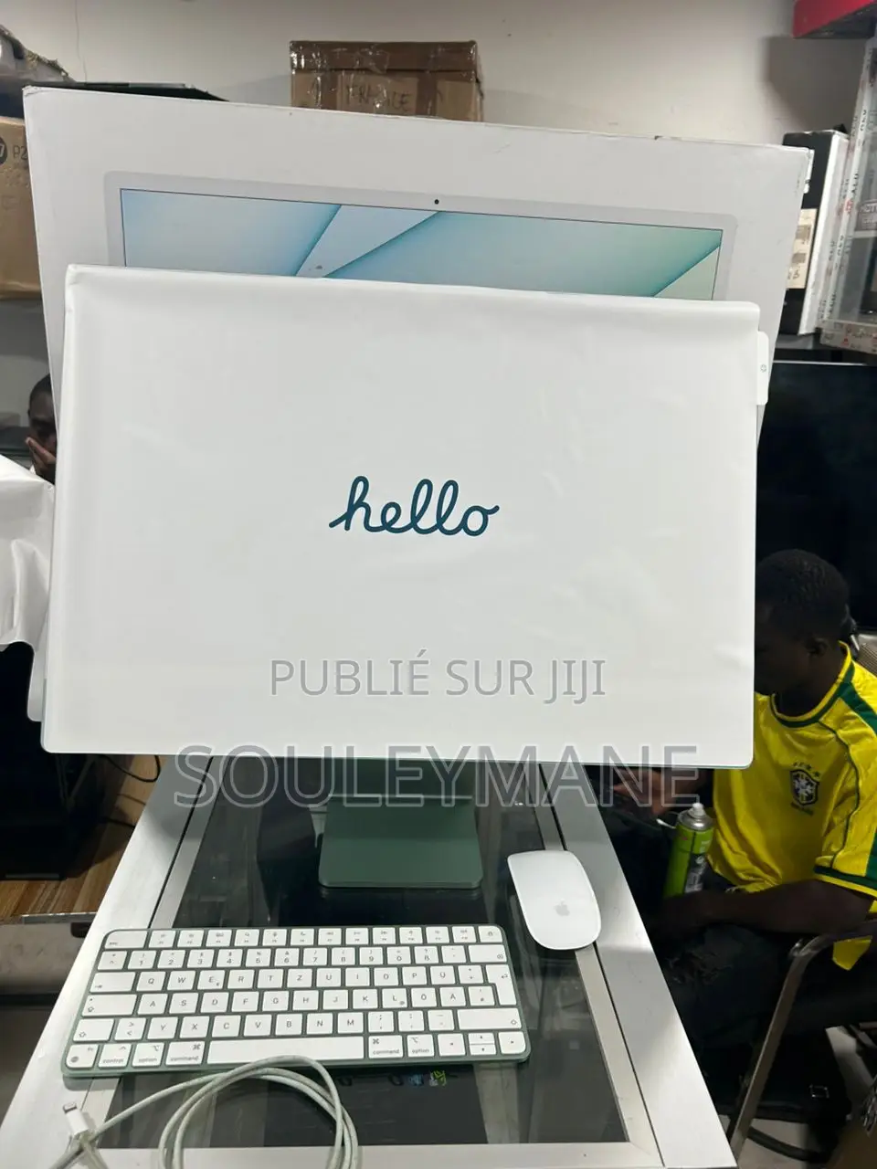 New Ordinateur De Bureau Apple iMac M1 8GB Apple M1 SSD 256GB