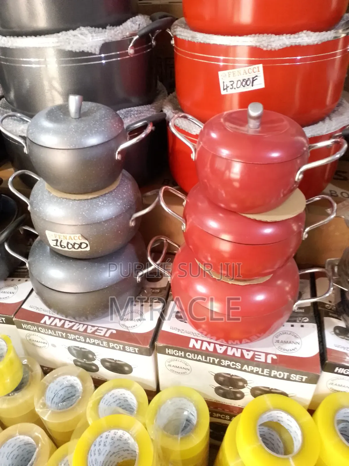 Ensemble De Soupière Casseroles Anti Adhésif