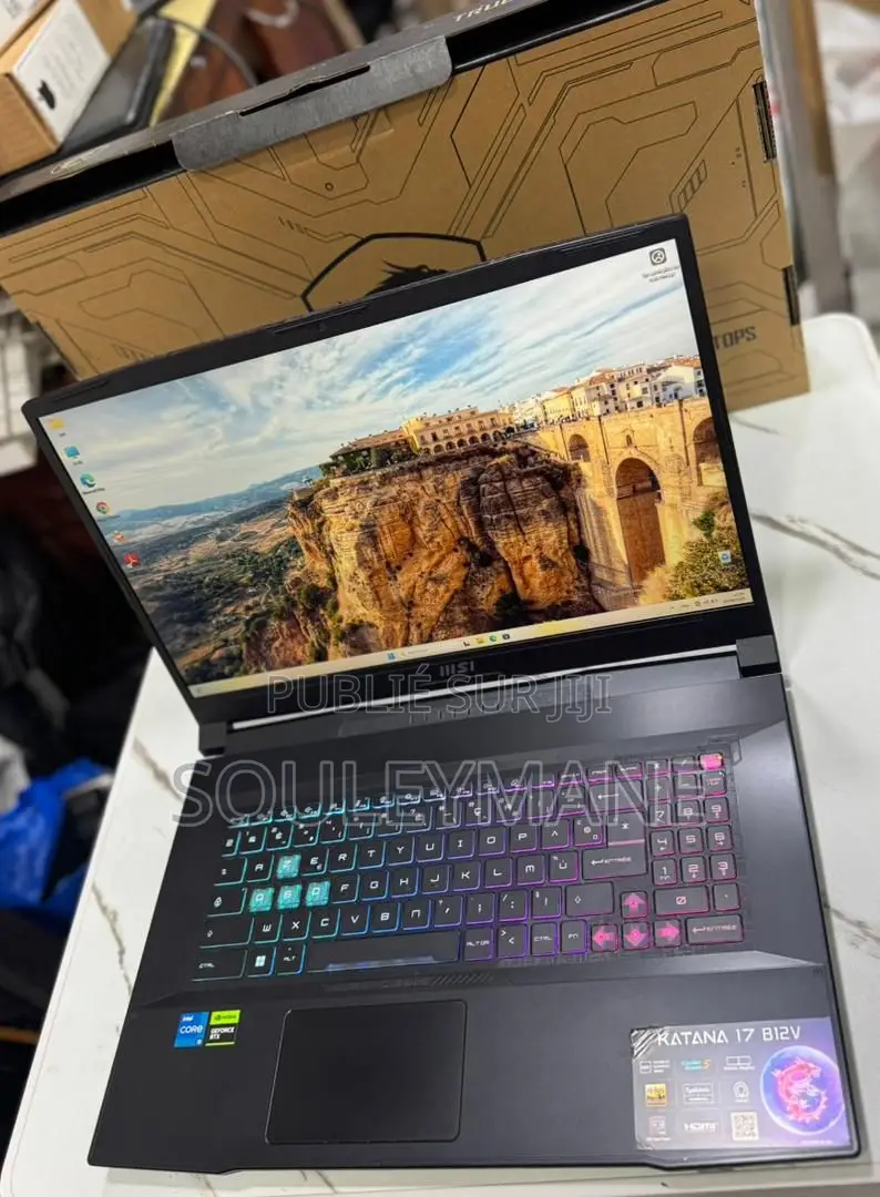 New Ordinateur Portable MSI Katana 17 16GB Intel Core I5 SSD 1T
