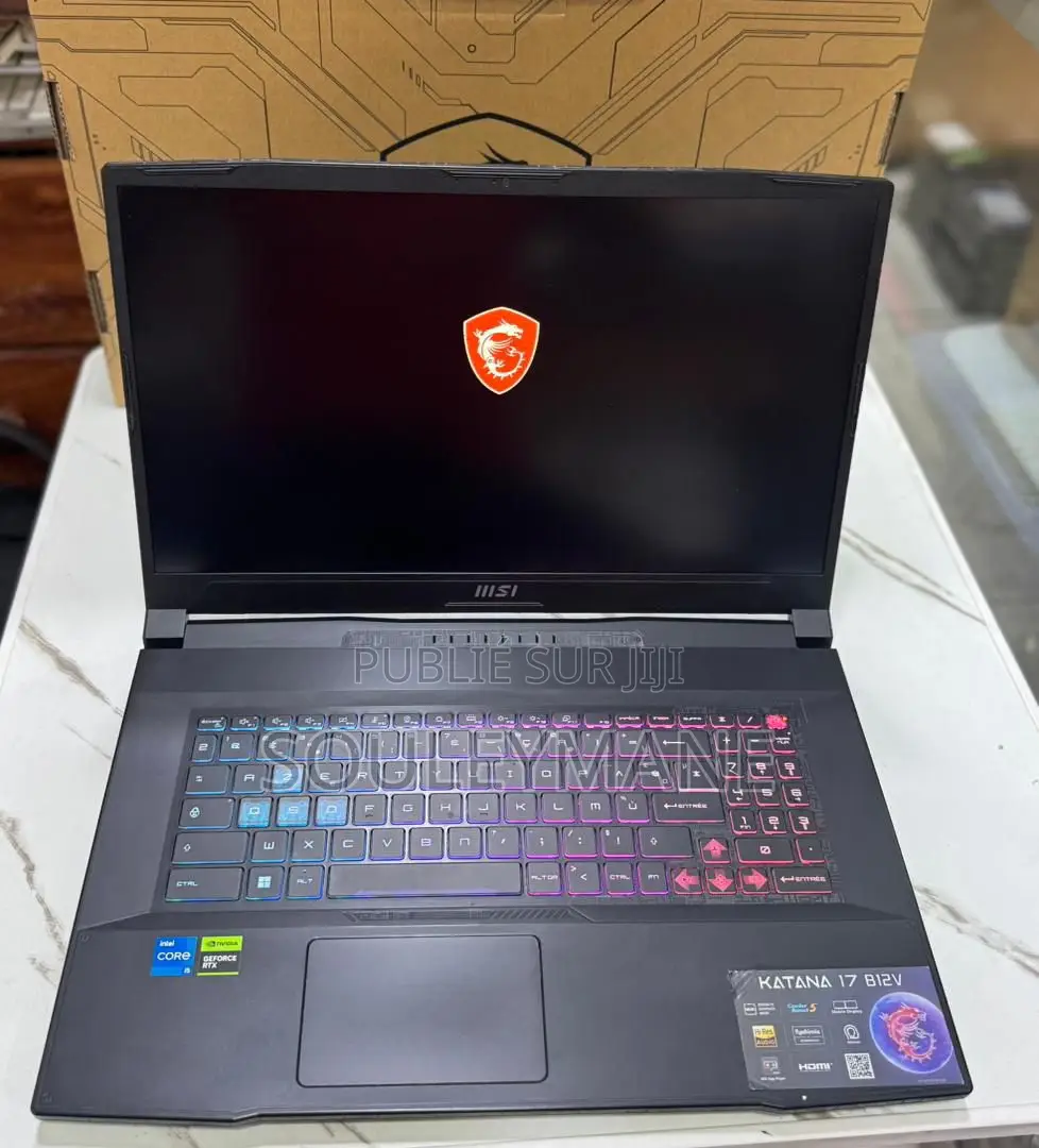 New Ordinateur Portable MSI Katana 17 16GB Intel Core I5 SSD 1T