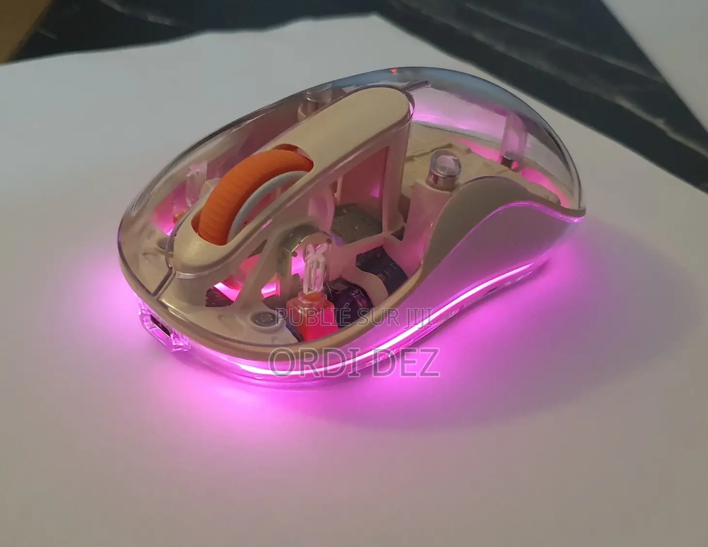 Souris Transparente RGB Rechargeable
