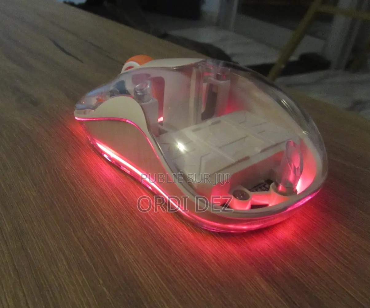 Souris Transparente RGB Rechargeable