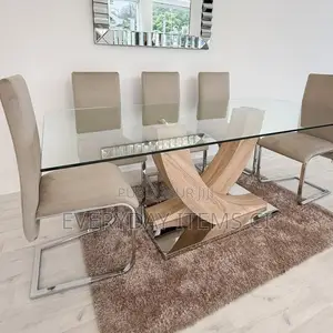 Photo - Table À Manger Vitrée 6 Places  