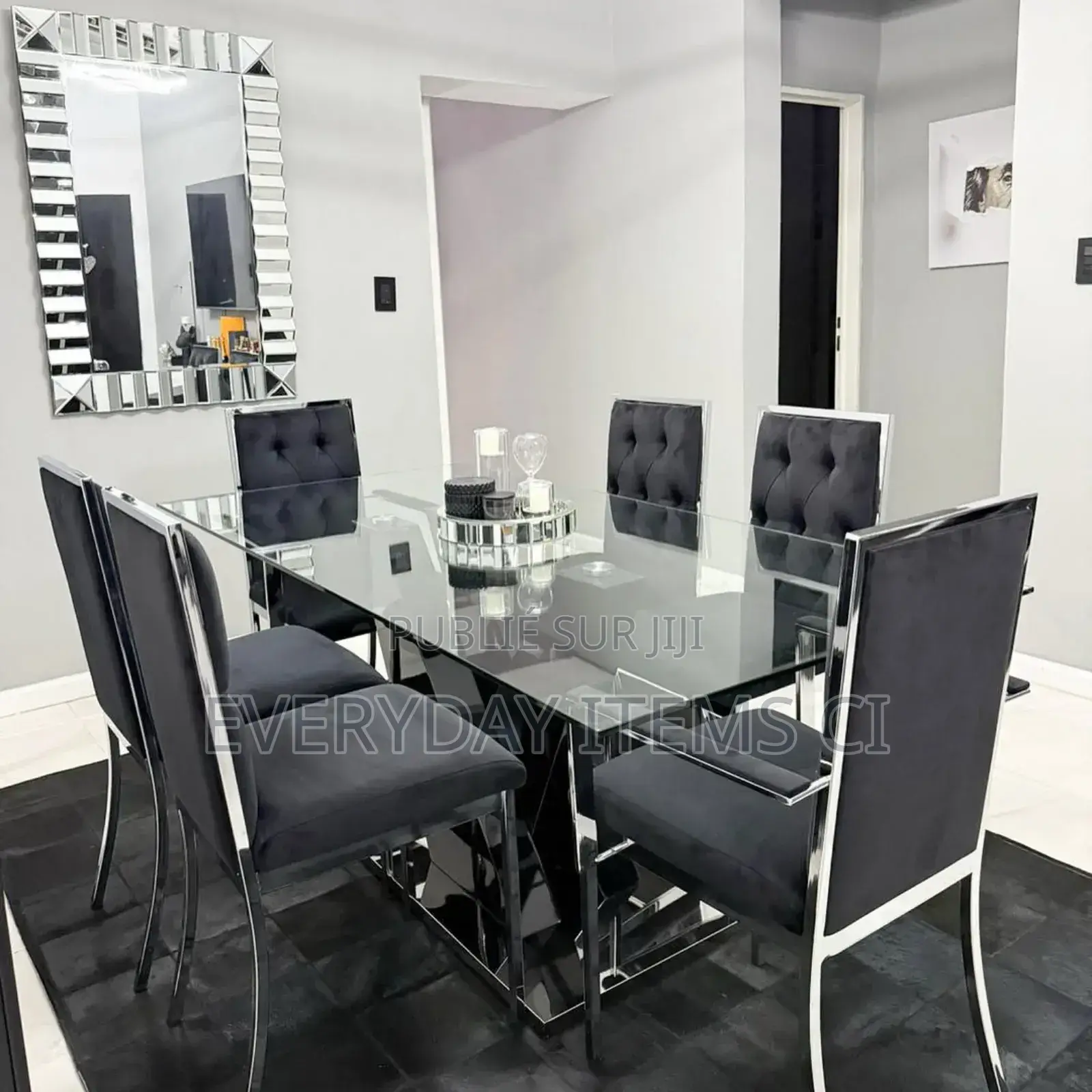 Table À Manger 6 Places Vitrée Neuve  