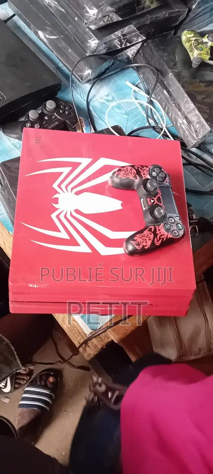 Ps4 Pro Cracker Couleur Rouge