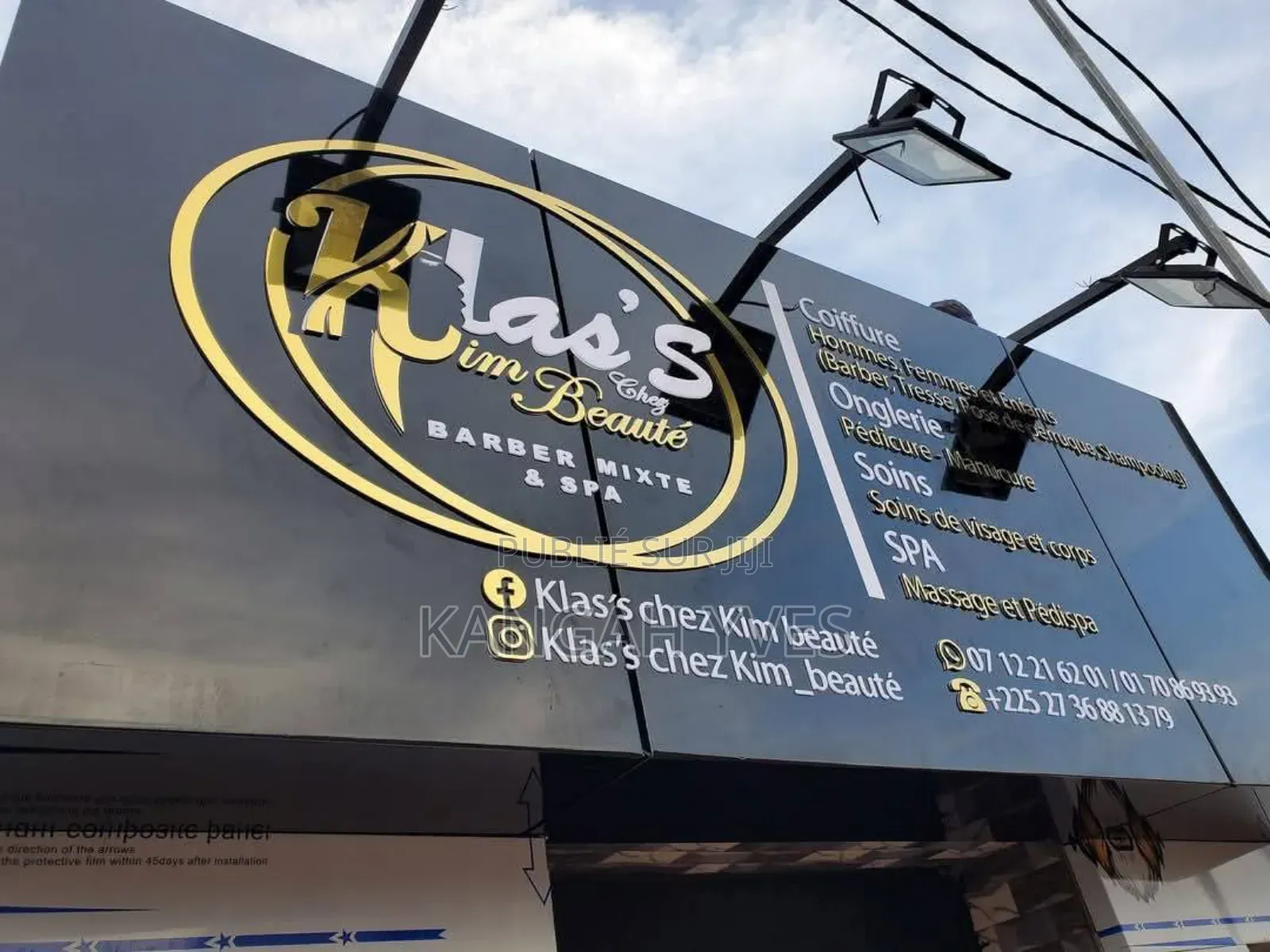 Confection Enseigne Lumineuse Lettre 3d Pose Alucobond